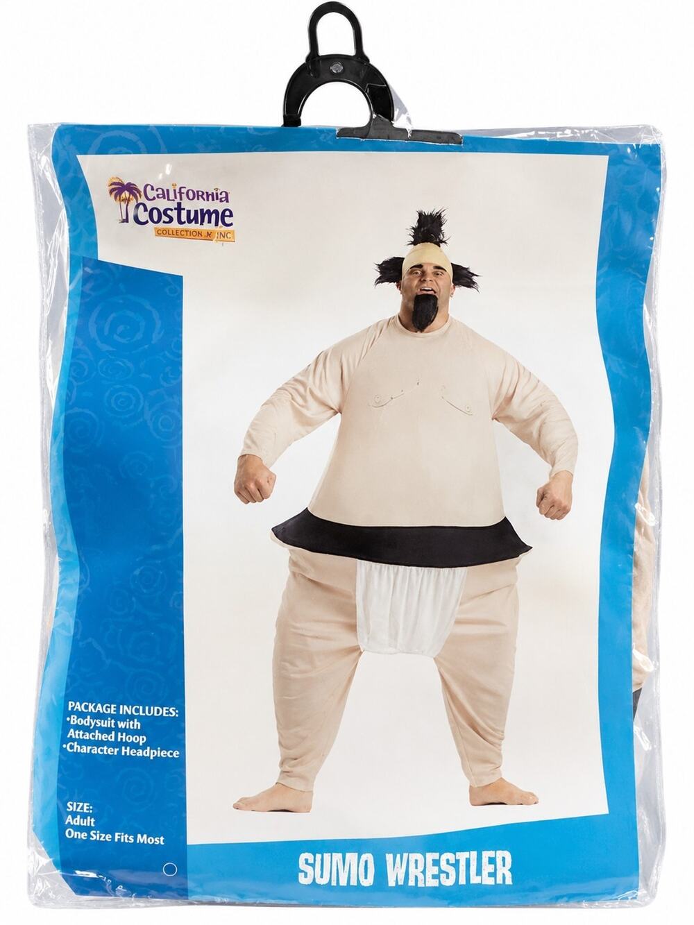 California Costume Halloween Sumo Wrestler Adult One Size New Hoop
